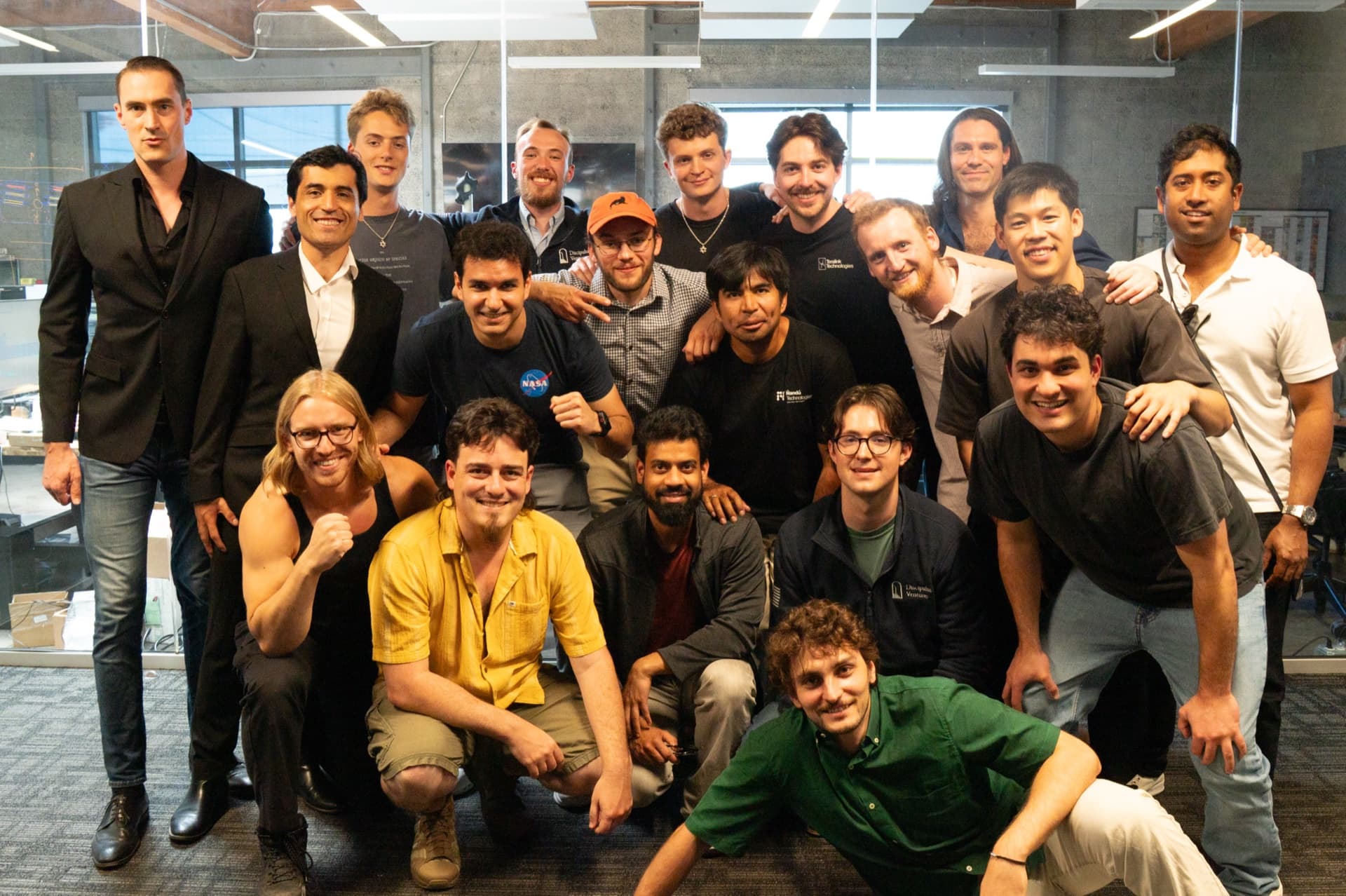 Palmer Luckey with Discipulus Cohort founders